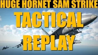 MASSIVE 24 x Hornets Strike S-300 | Tactical Replay | DCS WORLD