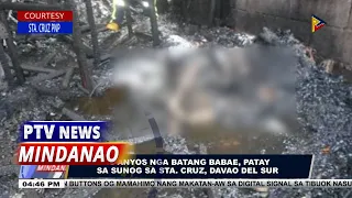 10-anyos nga batang babae, patay sa sunog sa Sta. Cruz, Davao del Sur