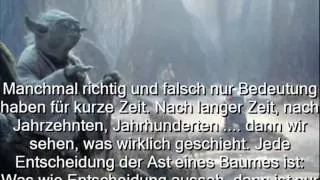 Yoda Zitate auf Deutsch