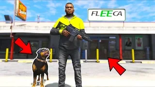 Bank Robbery with CHOP! Will he help us? (GTA 5 Mods - Evade Gameplay)