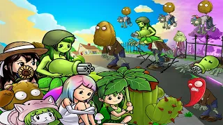 Plants Vs Zombies Girl Gatling Pea Mod Gameplay Zombotany 2