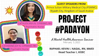 Project #Padayon: A Mental Health Awareness Seminar