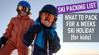 Ski Packing List: What you need for a one week ski holiday