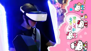 Хелло Настя / ВИРТУАЛЬНАЯ РЕАЛЬНОСТЬ в супер-кресле 360 VR