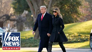 Trump, first lady Melania Trump depart Florida for the White House