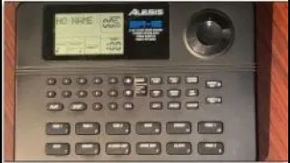 Alesis SR 16. Adding ghost notes.