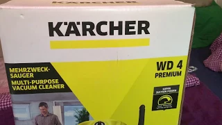 Kärcher WD4 unboxing