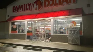 Police: Suspected stolen Kia crashes into Family Dollar store near Reynoldsburg