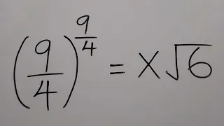 Japanese - A Nice Math Olympiad Problem | X=?