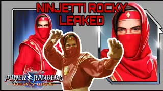 Power Rangers: Legacy Wars - NINJETTI ROCKY IS COMING TO THE GAME!!