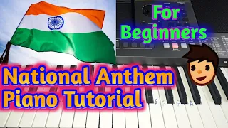 How to play Jana Gana Mana Indian National Anthem on Piano in Hindi|Julius Murmu| Yamaha PSR i500