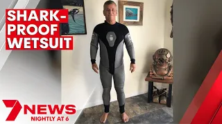 The shark-proof wetsuit about to hit the market in Queensland | 7NEWS