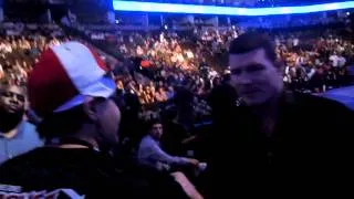 UFC 135 Michael Bisping tells fan fuck you