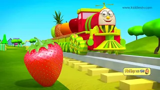 Humpty the Train on a Fruits Ride | हम्प्टी ट्रैन और उसके फल दोस्तों से मिलिए  | Kiddiestv Hindi