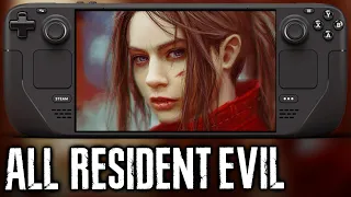 EVERY Resident Evil on Steam Deck! Can we 60 FPS?