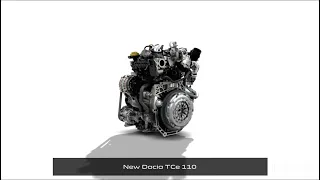 New Dacia TCe 110 Engine Animation 1.0L 3 cylinder turbocharged engine