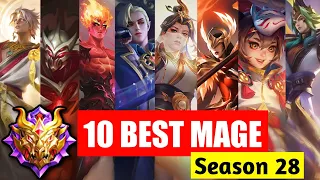 Top 10 Best Mages For Solo Rank Season28 Mobile Legends | Best Heroes in Mobile Legends 2023