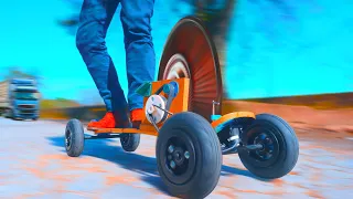 ROCKET TURBINE ENGINE SKATEBOARD