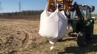 Посевная 2019, сеем пшеницу сеялкой СПУ и Красным МТЗ 1221