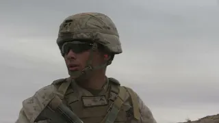 Marines Breach Defensive Lines During Attack