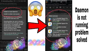 Parallel space Pro || Daemon is not running problem solved || Android 8 || EliteGamers