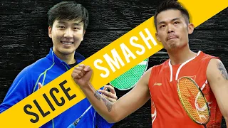 5 Steps to SLICE SMASH like Lin Dan (badminton tutorial)