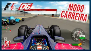 F1 2006 PS3 Championship Edition - O COMEÇO nos TESTES e na TORO ROSSO | Modo Carreira 01