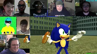 Mario VS Sonic animation: Food Battle [REACTION MASH-UP]#1429