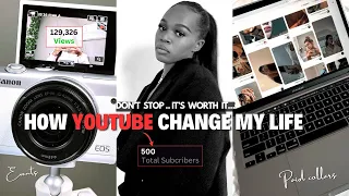 How YouTube Changed My Life (with only 500 Subscribers) My youtube journey | South African Youtuber