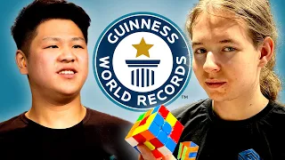 World's Fastest Speedcubers Go Head to Head - Guinness World Records