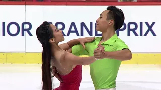 Wanqi NING / Chao WANG CHN Ice Dance - Free Dance- Zagreb 2017