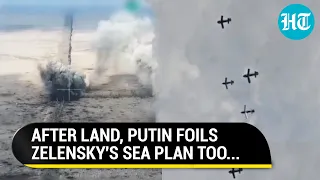 Russian Surprise Night Strike On Ukraine Stockpile Of Drone Boats; Zelensky's Black Sea Plan Foiled?