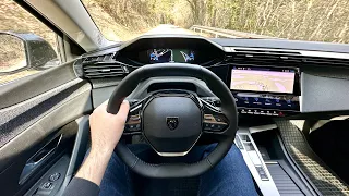 PEUGEOT 408 (2023) - POV test drive & REVIEW (PureTech 130 HP EAT8) Allure Business