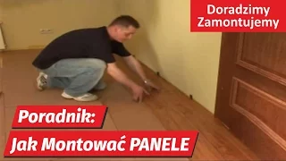 PANELE Podłogowe - Poradnik JAK Montować pokazuje fachowiec #panele #montaż #poradnik