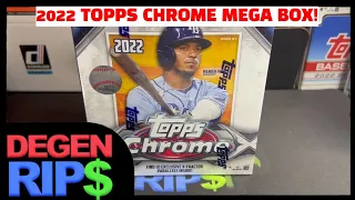 SP Parallel! - 2022 Topps Chrome Baseball Mega Box Review!