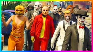GTA 5 DLC ULTIMATE HALLOWEEN 2016 PARTY! - RARE GTA ONLINE SCARY OUTFITS, TRICK OR TREATING & MORE!