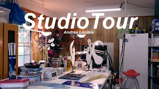 Studio Tour Andrea Loomis - Kiln-formed Glass Art in Austin, TX