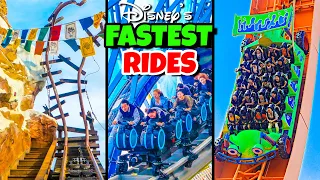 Top 10 Fastest Disney Rides in the World - Walt Disney World, Disneyland Paris & More