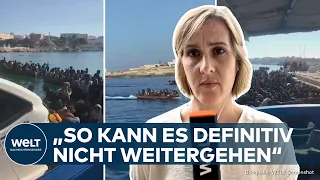 MIGRATION: Hoffnung auf ein besseres Leben - 2500 Geflüchtete erreichen Lampedusa