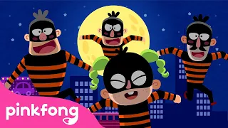 Police Car vs. Thieves | Car Songs | Police Cars & Patrols Series | Pinkfong Songs for Kids
