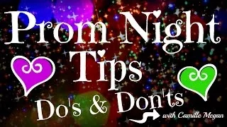 Prom Tips Do's & Don'ts