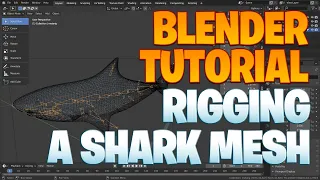 Blender rigging series No. 3 - Rigging a shark