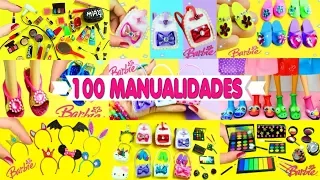 100 MANUALIDADES EN MINIATURA PARA TU CASA DE MUÑECAS Y TU BARBIE  #3- Cada una en menos de 1 minuto