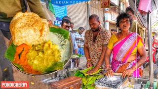 Pondicherry’s Hardworking Mother & Son Early Morning Breakfast | Street Food India