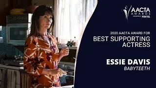 Essie Davis wins Best Supporting Actress | 2020 AACTA Awards (In Room)