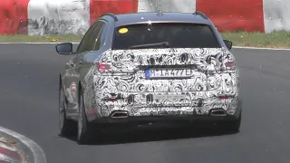 2021 BMW 5 series Touring testing on Nürburgring