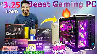 Rs 3.25 Lakh 💸💸 4K Gaming & Editing 🤩🤩 PC | RTX 4070i | Intel i7 14700K | 64GB RAM | PSYCHO SARPANCH