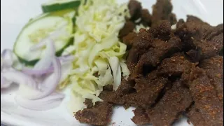 How to Make Suya Meat in Nigeria with Frying Pan