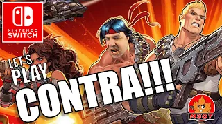 Let's Play CONTRA OPERATION GALUGA on Nintendo Switch | Performance Review