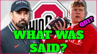 Ryan Day SPEAKS About Ohio State! What Did He Say?